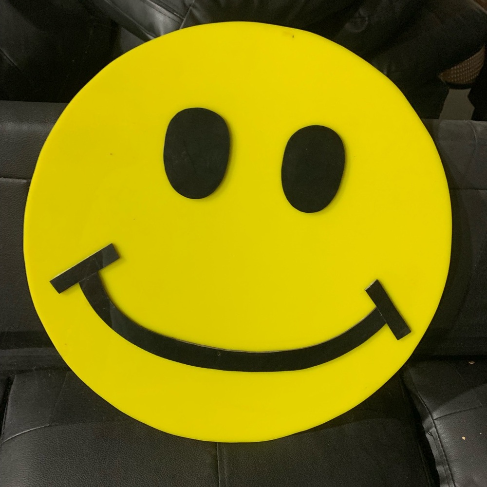 Yellow Smiley Face Wall Art